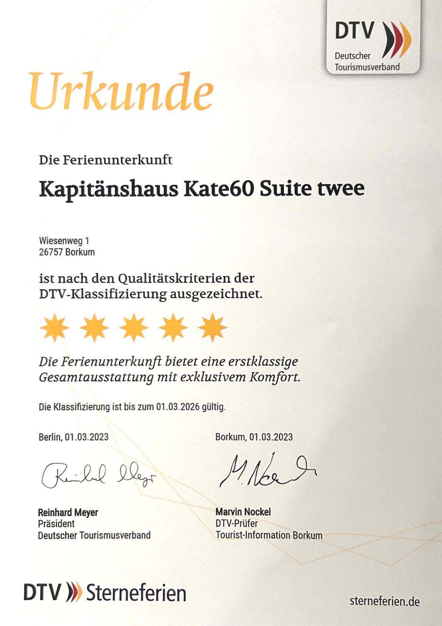 Kapitaenshaus Kate60 Villa Borkum Ngoại thất bức ảnh
